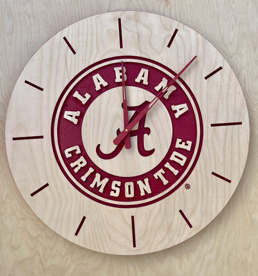 Alabama Wall Clock (Officially Licensed)