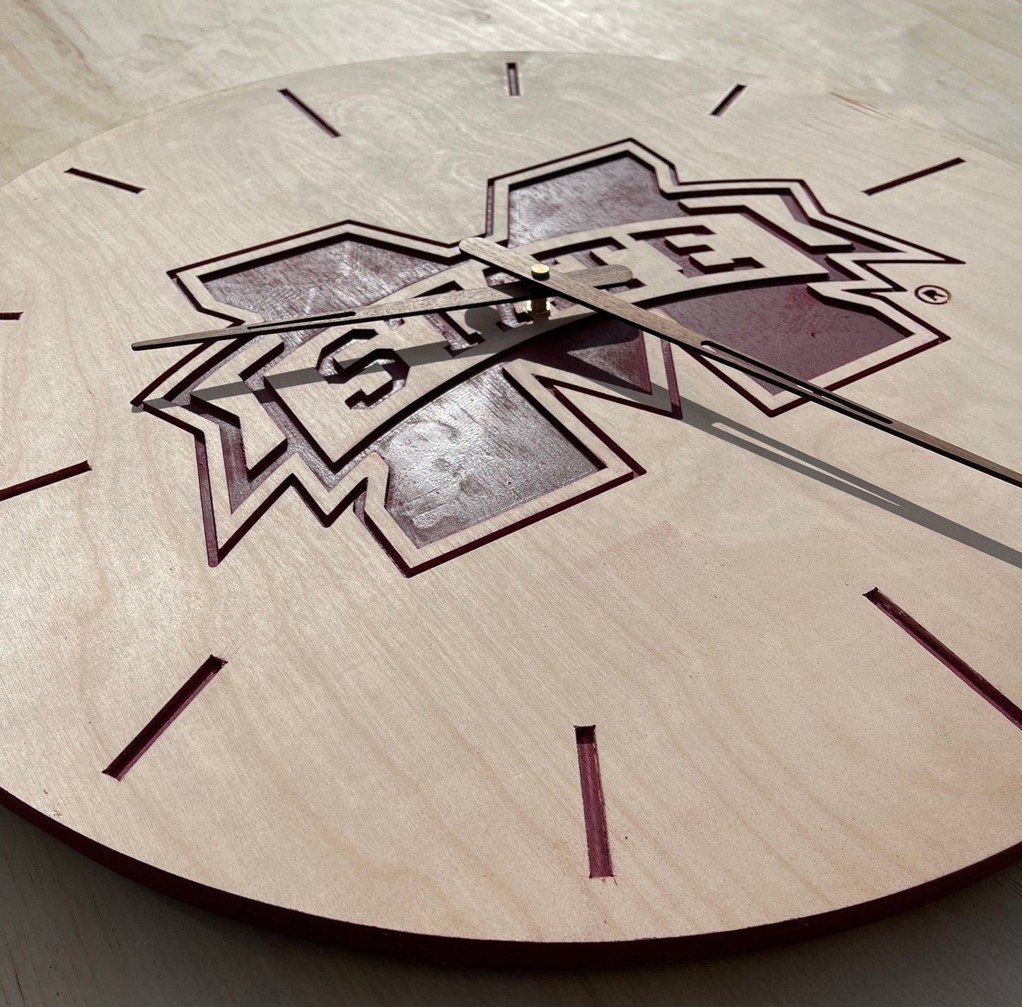 MS State Wall Clock (Officially Licensed)