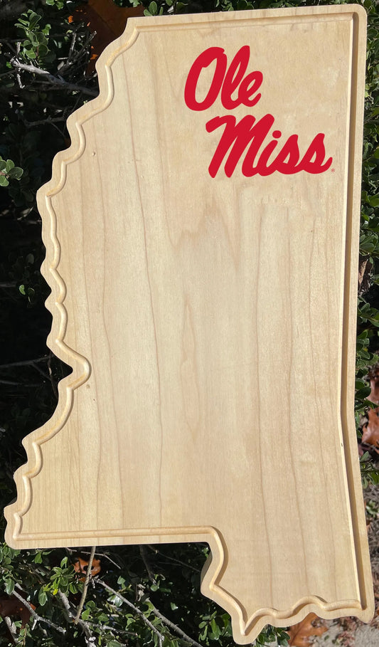 Ole Miss Cutting Board/Serving Tray (officially licensed)