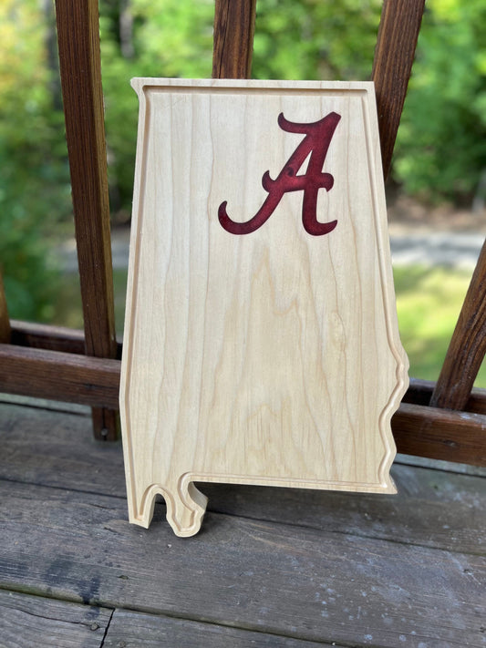Alabama Cutting Board/Serving Tray (officially licensed)