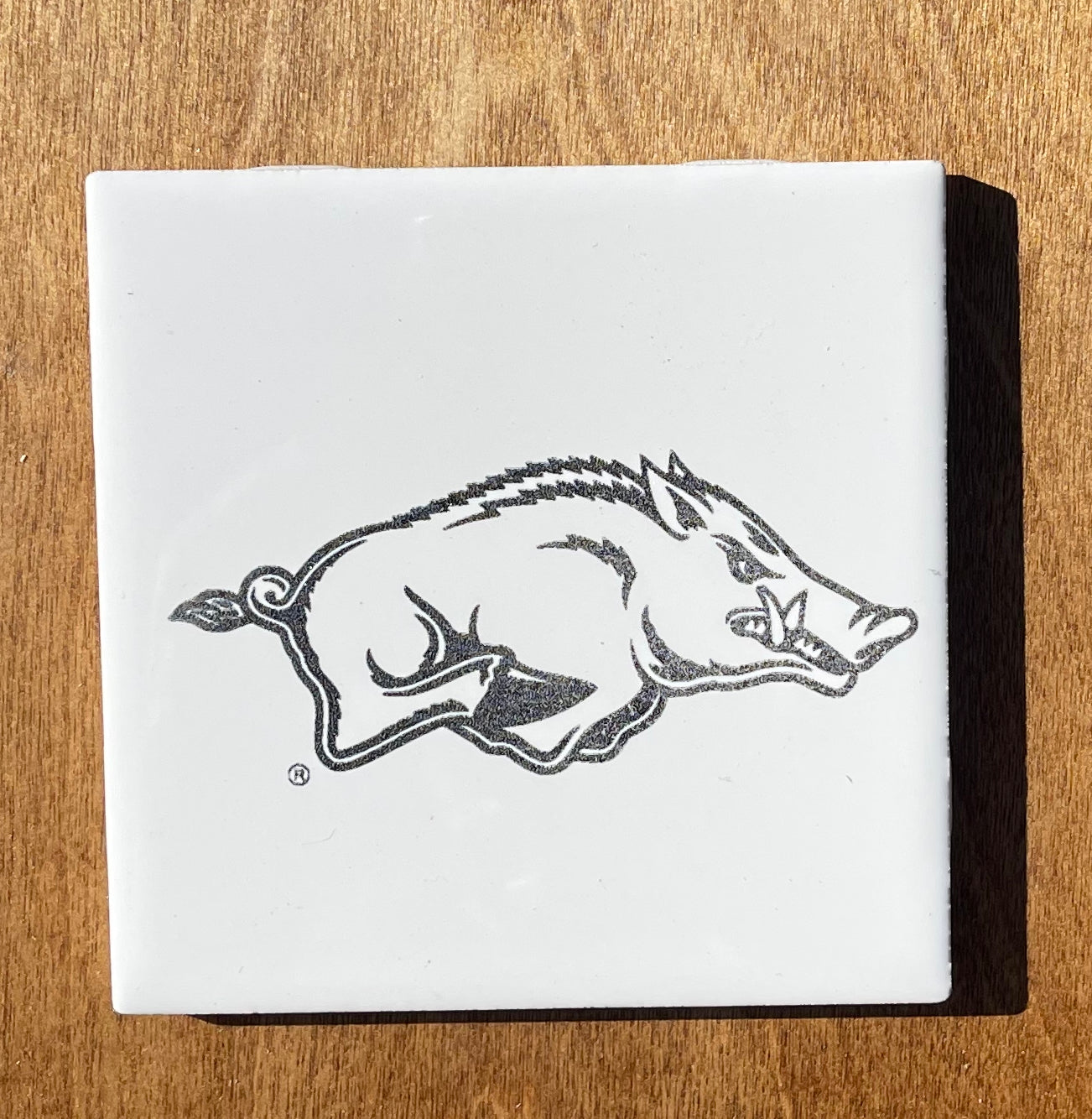 Arkansas Razorback Ceramic Coasters (Officially Licensed)