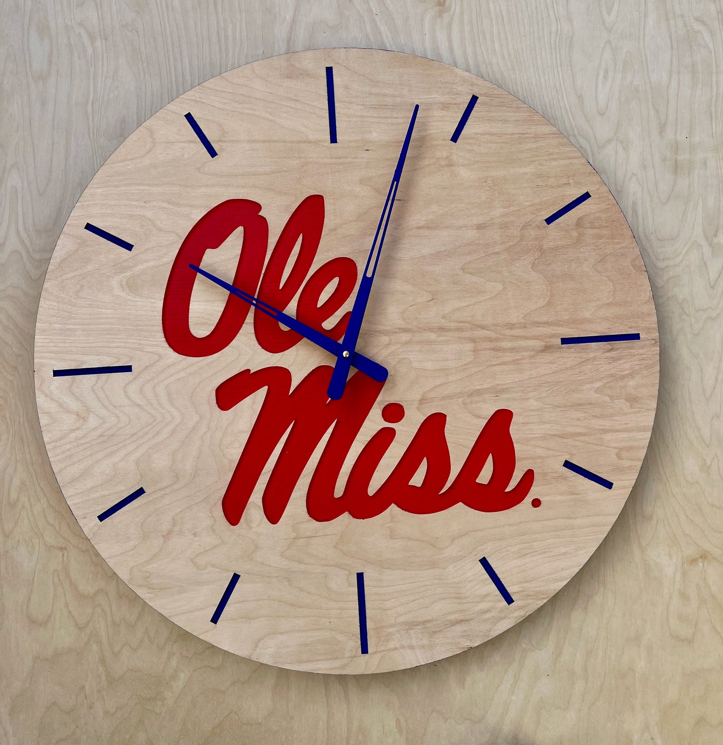 Ole Miss Rebels Wall Clock (Officially Licensed)