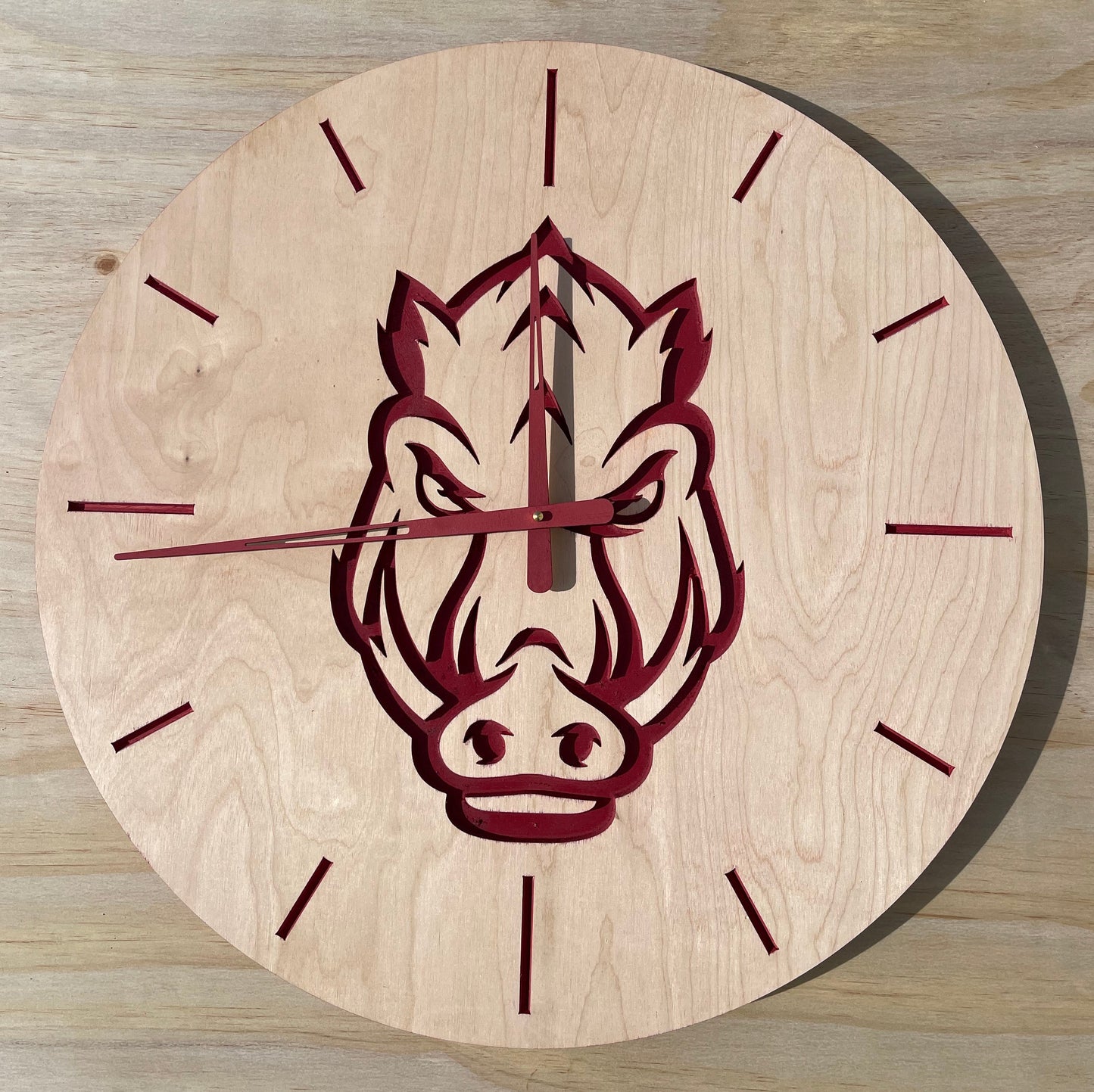 Arkansas Razorback Wall Clock (Officially Licensed)