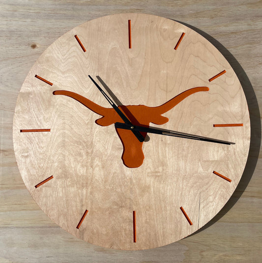 Texas Longhorn Wall Clock (Officially Licensed)