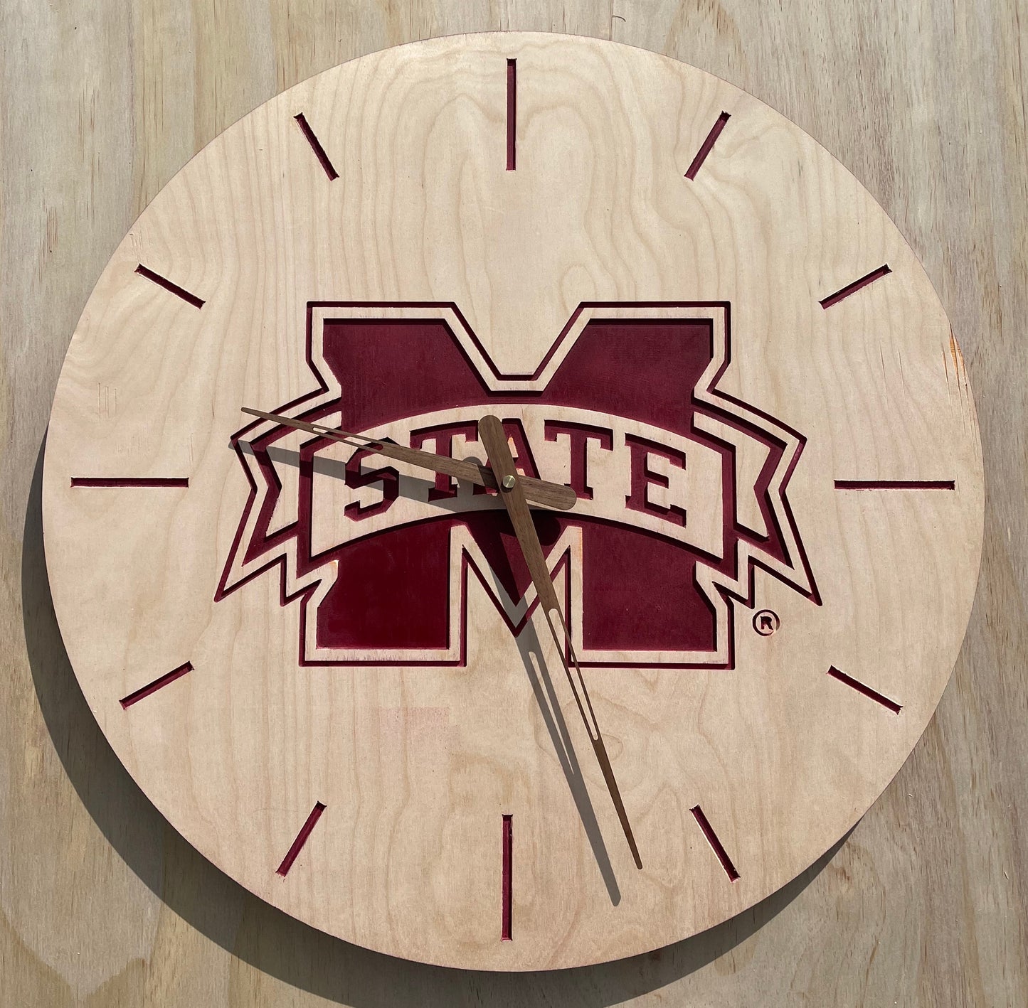 MS State Wall Clock (Officially Licensed)